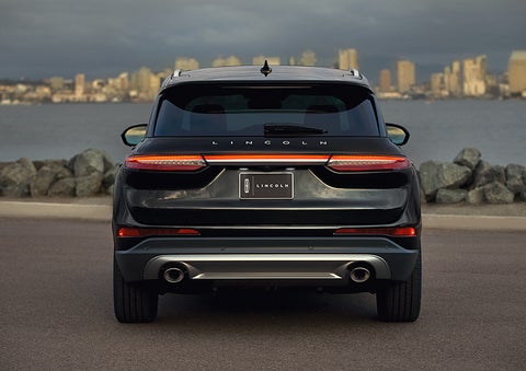 The rear lighting of the 2024 Lincoln Corsair® SUV spans the entire width of the vehicle. | Stivers Lincoln in Waukee IA